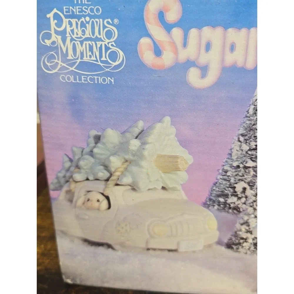 Precious Moments Sugar Town Sams House Lighted Christmas House Collectible 7 Pc